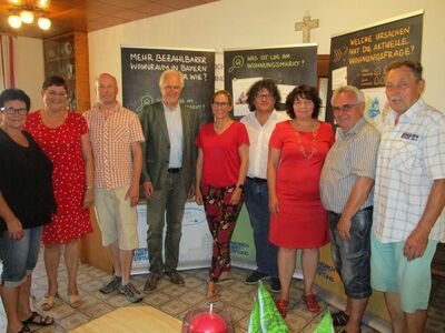 S. Wimmer, C. Engelhard, M. Kapfhammer, Harald Zintl, S. Entwistle, MdL Ruth Müller, G. Wild, H. Seidl und O. Janak